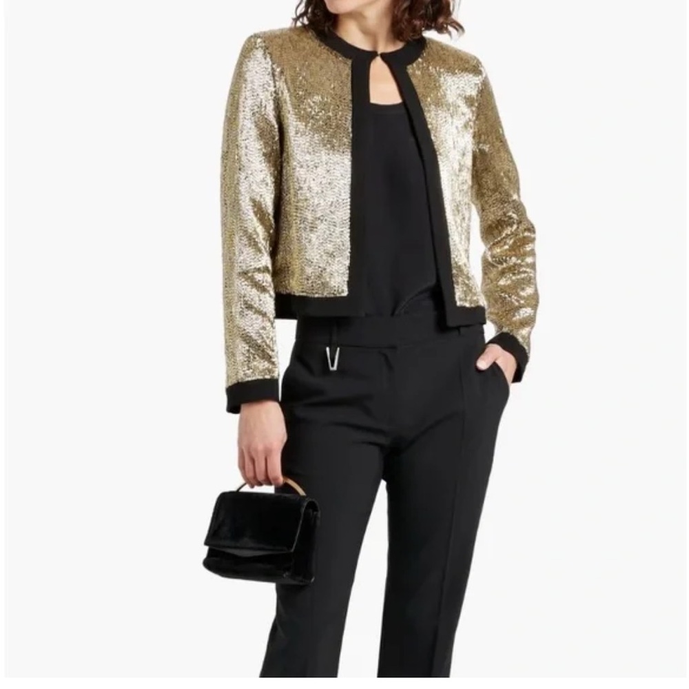 Gold Sequin Women's Jacket